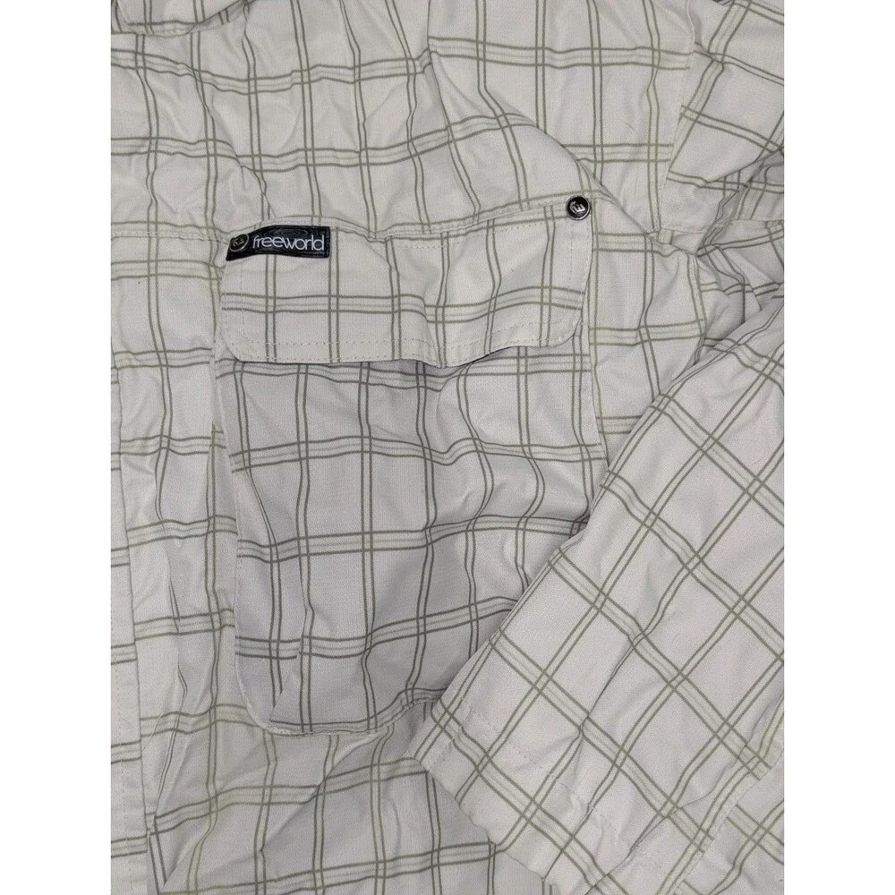 Freeworld 10,000 Mm Technical Outerwear Ski Snowboard Jacket Green Plaid‎ XL